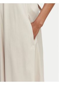 Max Mara Beachwear Sukienka codzienna 2616221039650 Beżowy Regular Fit. Okazja: na co dzień. Kolor: beżowy. Materiał: bawełna. Typ sukienki: proste. Styl: casual #2