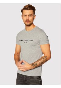 TOMMY HILFIGER - T-Shirt Tommy Hilfiger. Kolor: szary