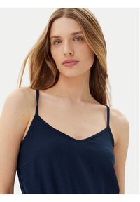 Vero Moda Sukienka letnia Mymilo 10303689 Granatowy Regular Fit. Kolor: niebieski. Materiał: wiskoza. Sezon: lato #8