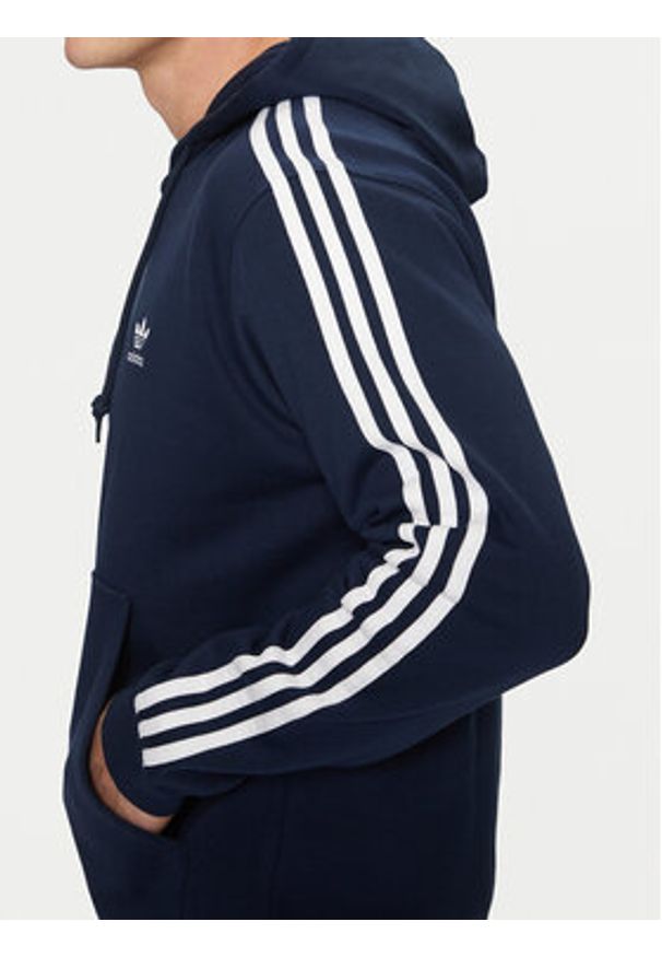 Adidas - adidas Bluza adicolor Classics 3-Stripes IL2489 Granatowy Regular Fit. Kolor: niebieski. Materiał: syntetyk, bawełna