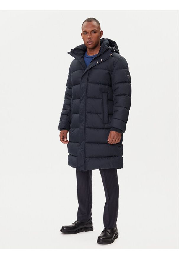 BOSS Kurtka zimowa H-Cenuto 50540474 Granatowy Regular Fit. Kolor: niebieski. Materiał: syntetyk. Sezon: zima