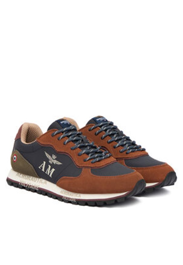 Aeronautica Militare Sneakersy 252SC0320UPL00313 Granatowy. Kolor: niebieski. Materiał: materiał