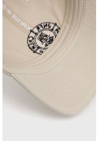 Unfair Athletics czapka bawełniana kolor beżowy z aplikacją. Kolor: beżowy. Materiał: bawełna. Wzór: aplikacja #3