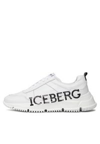 Iceberg Sneakersy Gregor IU1631 Biały. Kolor: biały. Materiał: skóra