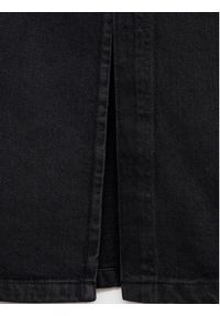 mango - Mango Spódnica jeansowa Soleil 77099405 Czarny Regular Fit. Kolor: czarny. Materiał: bawełna #3