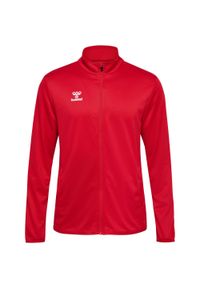 Kurtka z dresu Hummel Essential. Kolor: czerwony, różowy, wielokolorowy. Materiał: dresówka. Sport: fitness #1