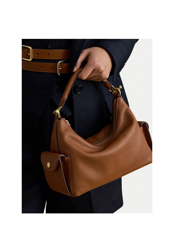 Lauren Ralph Lauren - Torebka LAUREN RALPH LAUREN. Kolor: brązowy