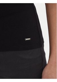 Morgan Bluzka 252-DIMARA Czarny Slim Fit. Kolor: czarny. Materiał: syntetyk #3