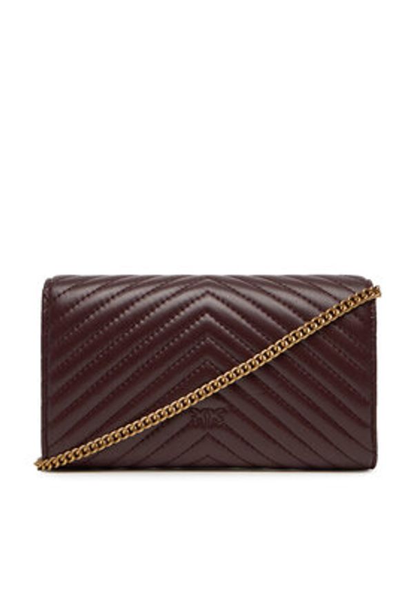 Pinko - PINKO Torebka Love One Wallet C PE 25 PLTT 100062 A0GK Fioletowy. Kolor: fioletowy. Materiał: skórzane
