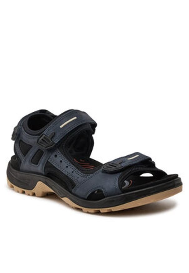 ecco - ECCO Sandały Offroad Yucatan M 06956402415 Czarny. Kolor: czarny. Materiał: skóra, nubuk