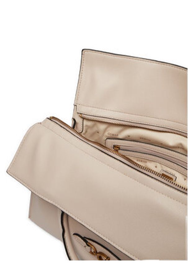 Guess Torebka Malva Hobo HWBB94 94070 Beżowy. Kolor: beżowy. Materiał: skórzane