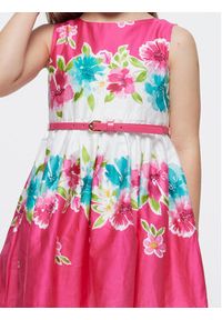Mayoral Sukienka elegancka 3921 Różowy Regular Fit. Kolor: różowy. Materiał: bawełna. Styl: elegancki #5