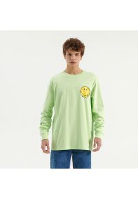 House - Koszulka z długim rękawem Smiley® zielona - Zielony. Kolor: zielony. Długość rękawa: długi rękaw. Długość: długie #1