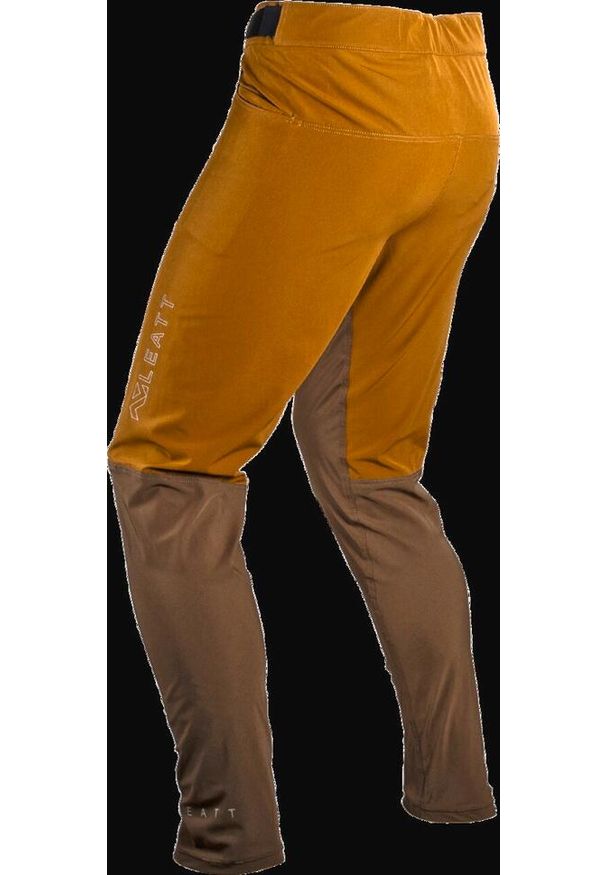 Spodnie rowerowe (+spodenki kolarskie z pampersem w zestawie) LEATT Pant MTB. Kolor: brązowy. Sport: kolarstwo
