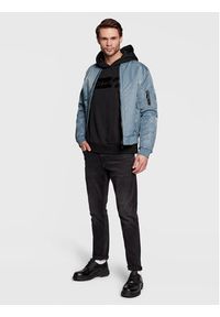 Calvin Klein Bluza Emproidered K10K110762 Czarny Regular Fit. Kolor: czarny. Materiał: bawełna #4