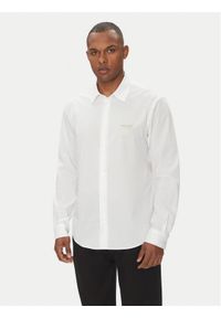 Versace Jeans Couture Koszula 78GALYR1 Biały Slim Fit. Kolor: biały. Materiał: bawełna