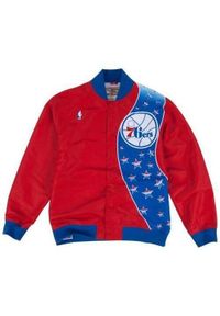 Mitchell & Ness - Kurtka NBA Philadelphia 76ers authentic. Kolor: czerwony. Sport: koszykówka #1