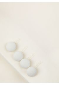 Pako Lorente - PAKO LORENTE – Marynarka smokingowa w jasnym beżowym kolorze. Okazja: na wesele, na ślub cywilny. Kolor: beżowy. Materiał: wełna. Wzór: gładki #7