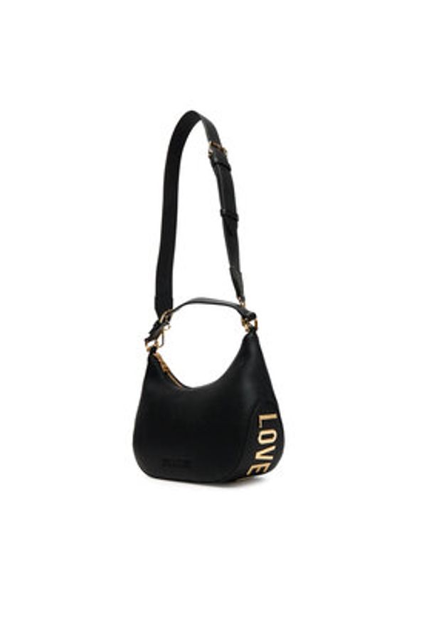 Love Moschino - LOVE MOSCHINO Torebka JC4018PP1NLT0000 Czarny. Kolor: czarny. Materiał: skórzane