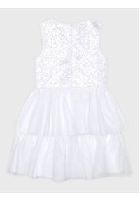 Guess Sukienka elegancka J3RK29 KBL10 Biały Regular Fit. Kolor: biały. Materiał: syntetyk. Styl: elegancki #2