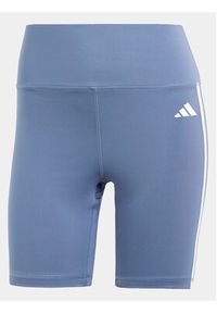 Adidas - adidas Szorty sportowe Essentials IS4208 Niebieski Slim Fit. Kolor: niebieski. Materiał: syntetyk #5