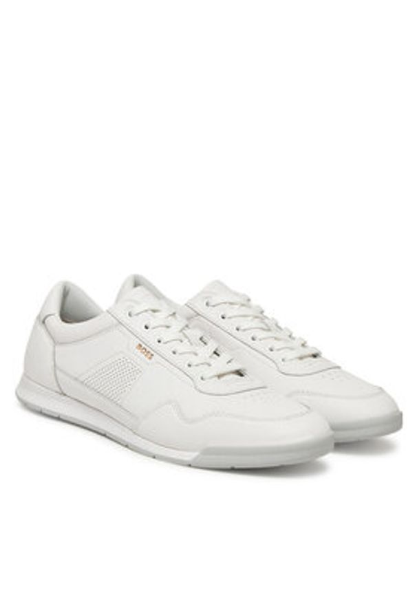 BOSS Sneakersy Titanium Sl 50542099 Biały. Kolor: biały. Materiał: skóra