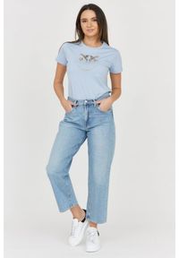 7 FOR ALL MANKIND Jasnoniebieskie jeansy damskie THE MODERN STRAIGHT Air Wash, Rozmiar 29. Kolor: niebieski #2