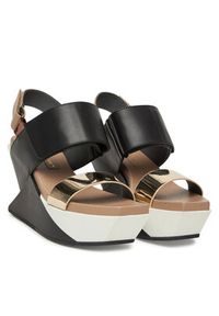 United Nude Sandały Delta Wedge Sandal 1041389316 Czarny. Kolor: czarny. Materiał: skóra #3