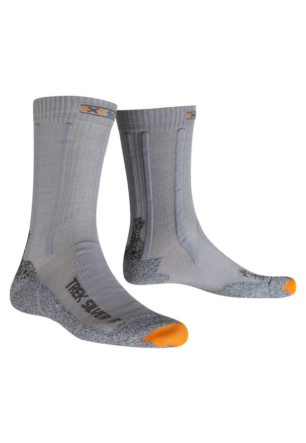 Skarpety X-Socks Trekking Silver X20318. Materiał: włókno. Sport: turystyka piesza