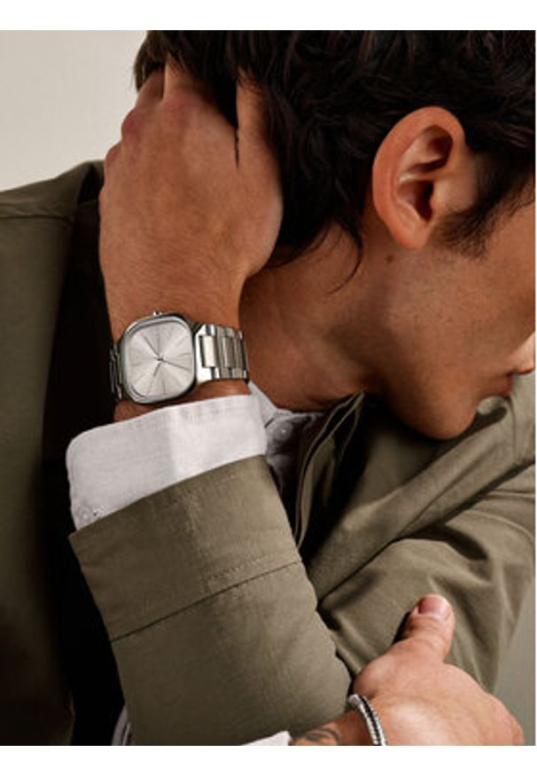 Skagen Zegarek Mellem Traditional SKW6934 Srebrny. Kolor: srebrny