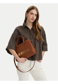 Love Moschino - LOVE MOSCHINO Torebka JC4022PP0OKD0200 Brązowy. Kolor: brązowy. Materiał: skórzane #1