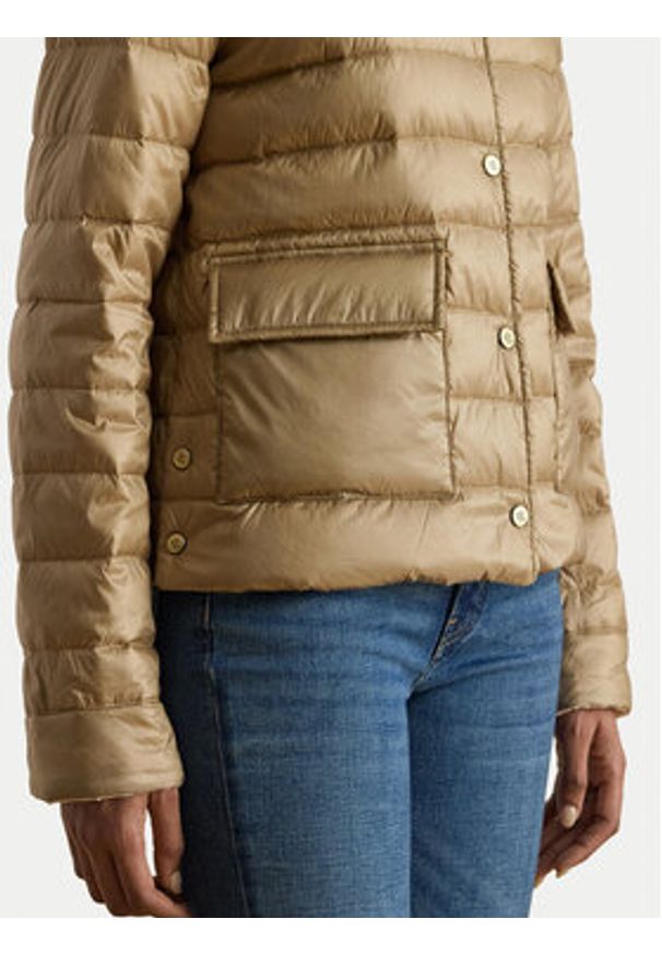 Lauren Ralph Lauren - LAUREN RALPH LAUREN Kurtka puchowa 297967137004 Beżowy Regular Fit. Kolor: beżowy. Materiał: syntetyk