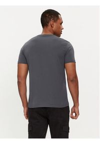 Alpha Industries T-Shirt Basic 100501 Szary Regular Fit. Kolor: czarny. Materiał: bawełna #4