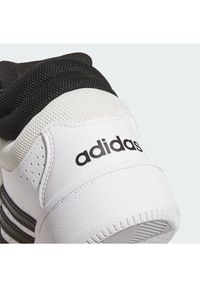 Adidas - adidas Sneakersy Hoops Mid Classic Shoes KI1077 Biały. Kolor: biały. Materiał: skóra #3