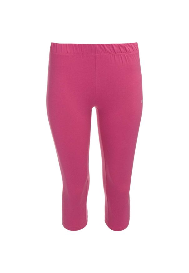 ALPINE PRO - Legginsy 3/4 Alpine Pro Nirma M dla kobiet - Komfort i styl. Kolor: zielony. Materiał: elastan, bawełna