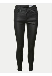 Vero Moda Spodnie z imitacji skóry Flash 10314591 Czarny Skinny Fit. Kolor: czarny. Materiał: skóra #4