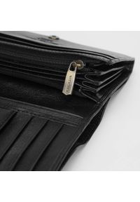 Wittchen - Damski portfel skórzany minimalistyczny czarny. Kolor: czarny. Materiał: skóra #3