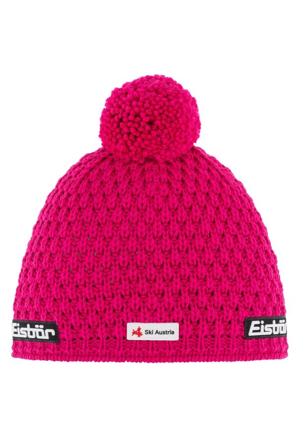 Eisbar - Czapka dla dorosłych Trail Pompon MU SKA. Kolor: różowy. Materiał: wełna, poliester. Styl: sportowy