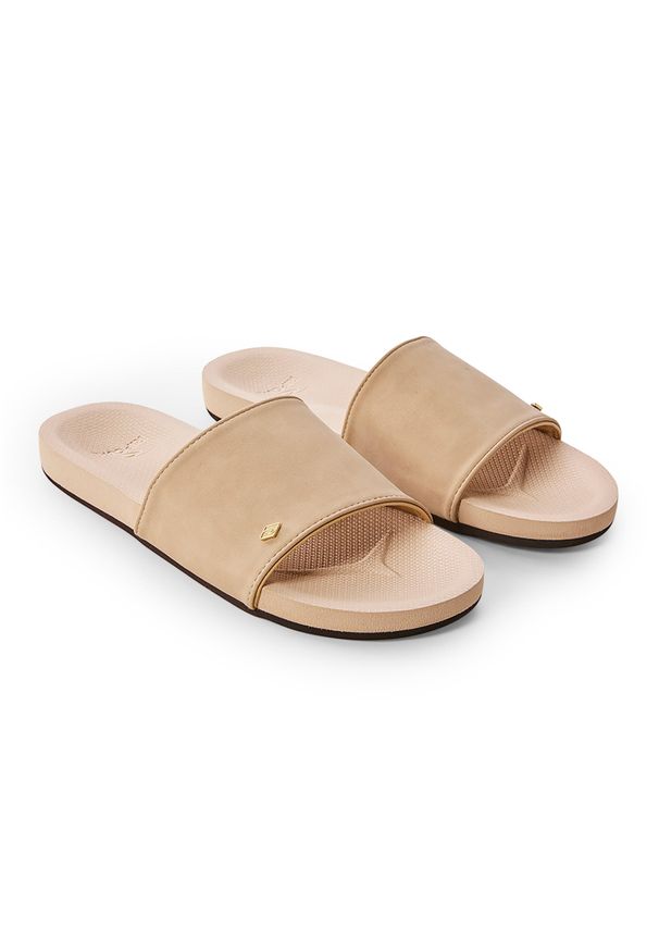 RIPCURL - Klapki damskie Rip Curl SWC Bloom. Kolor: beżowy. Styl: sportowy
