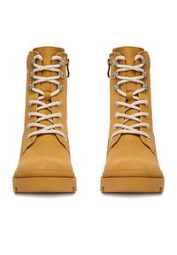 DeeZee Trzewiki 23880A-2-CAMEL PU Brązowy. Kolor: brązowy. Materiał: materiał #2