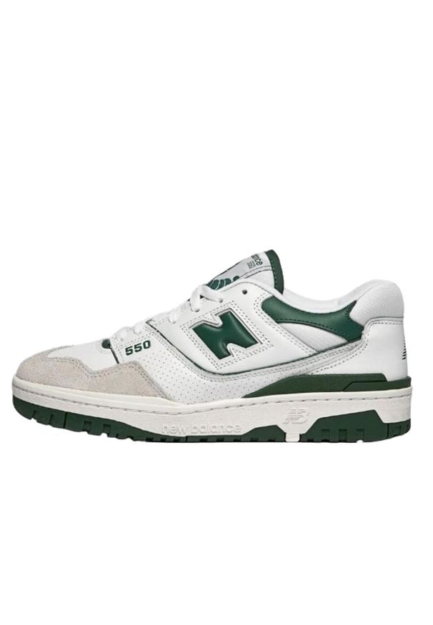 Buty do chodzenia dla dorosłych New Balance 550 White Green. Kolor: zielony, biały. Sport: turystyka piesza