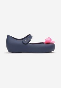 Born2be - Granatowo-Różowe Balerinki Talonia. Nosek buta: okrągły. Zapięcie: rzepy. Kolor: niebieski. Materiał: guma. Szerokość cholewki: normalna. Wzór: aplikacja. Styl: klasyczny