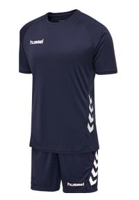 Strój piłkarski dla dorosłych Hummel Promo Set. Kolor: turkusowy, niebieski, wielokolorowy. Sport: piłka nożna #1