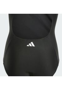 Adidas - Strój do pływania 3-Stripes Kids. Kolor: czarny, biały, wielokolorowy. Materiał: materiał