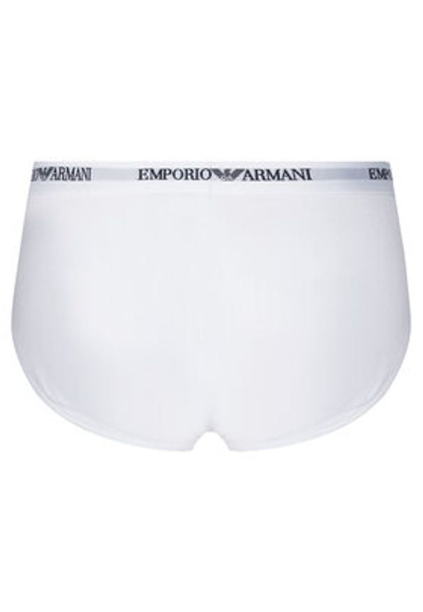 Emporio Armani Underwear Komplet 3 par slipów EM000258 AF14132 M0066 Biały. Kolor: biały. Materiał: bawełna