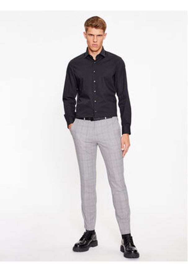 Michael Kors Koszula MD0MD90435 Czarny Modern Fit. Kolor: czarny. Materiał: bawełna