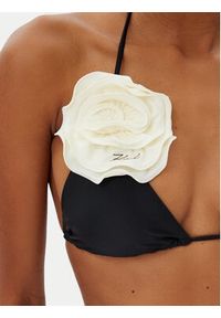 Karl Lagerfeld - KARL LAGERFELD Góra od bikini A2W46056 Czarny. Kolor: czarny