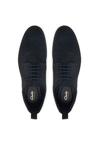 Clarks Półbuty Aldwin Lace 26183251 Granatowy. Kolor: niebieski. Materiał: zamsz, skóra #3