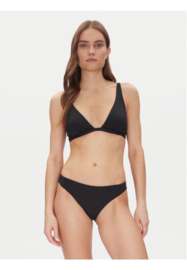 Calvin Klein Swimwear Dół od bikini Bikini KW0KW02705 Czarny. Kolor: czarny. Materiał: syntetyk