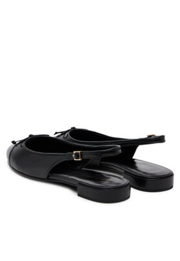 Tory Burch Sandały 166592 Czarny. Kolor: czarny. Materiał: skóra